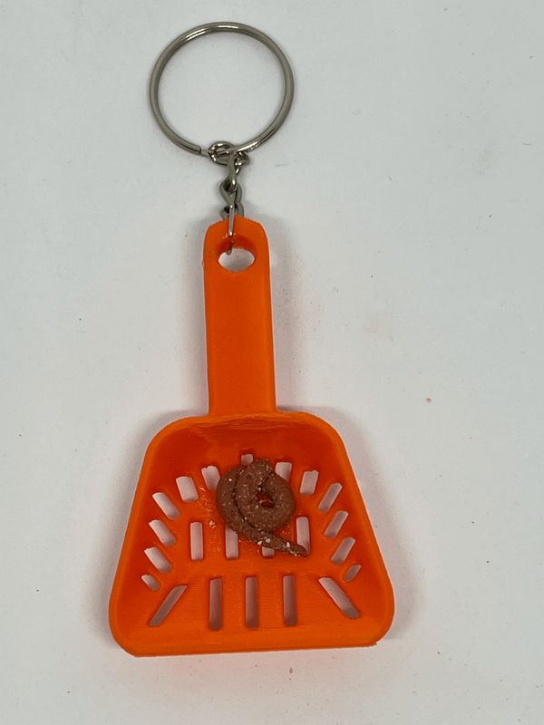 Poop Scoop Key Chain