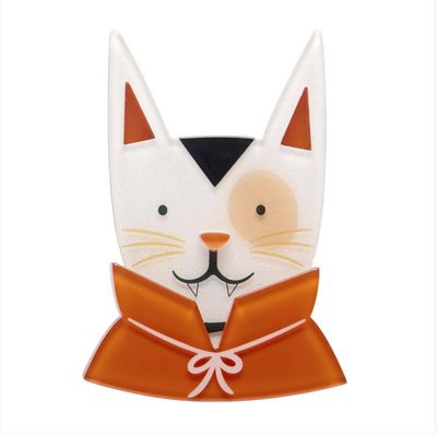 Fangtastic Kitty Brooch by Erstwilder