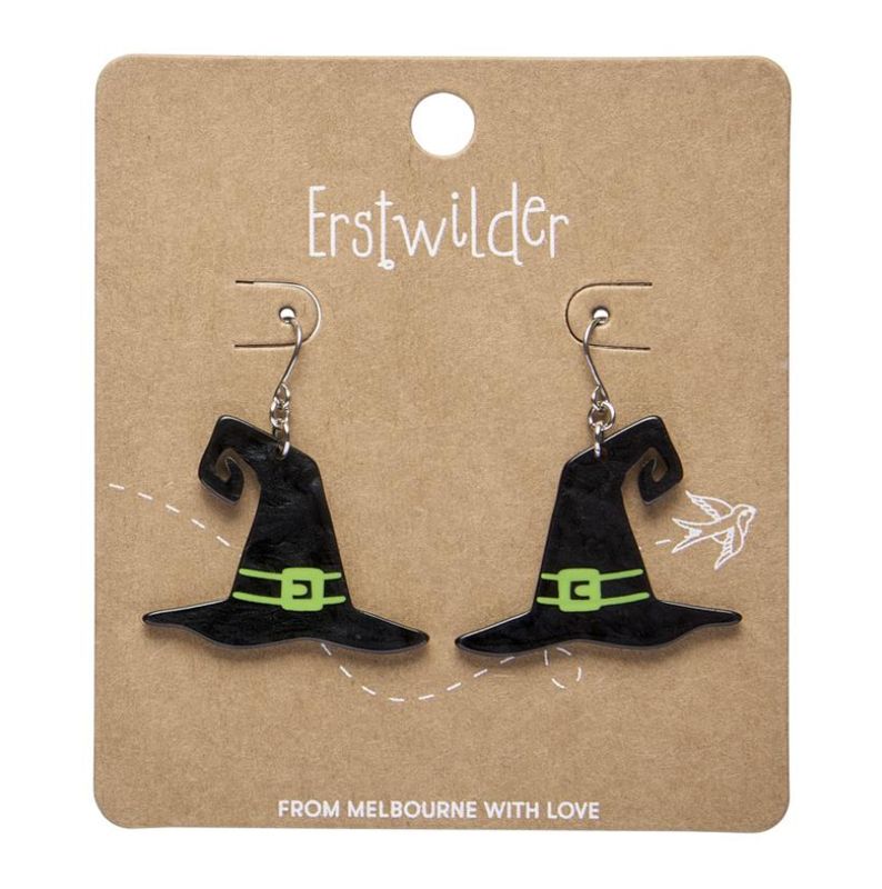 Witch's Hat Drop Earrings by Erstwilder