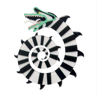 Sandworm Brooch by Erstwilder