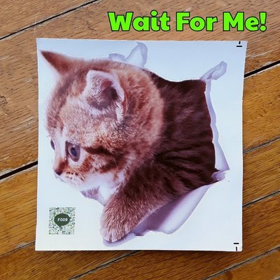 Wait For Me! Decal (F009)