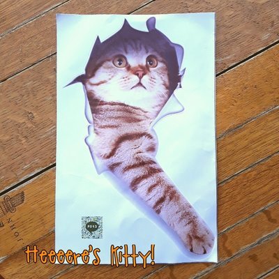 Heeere's Kitty! Decal (F013)
