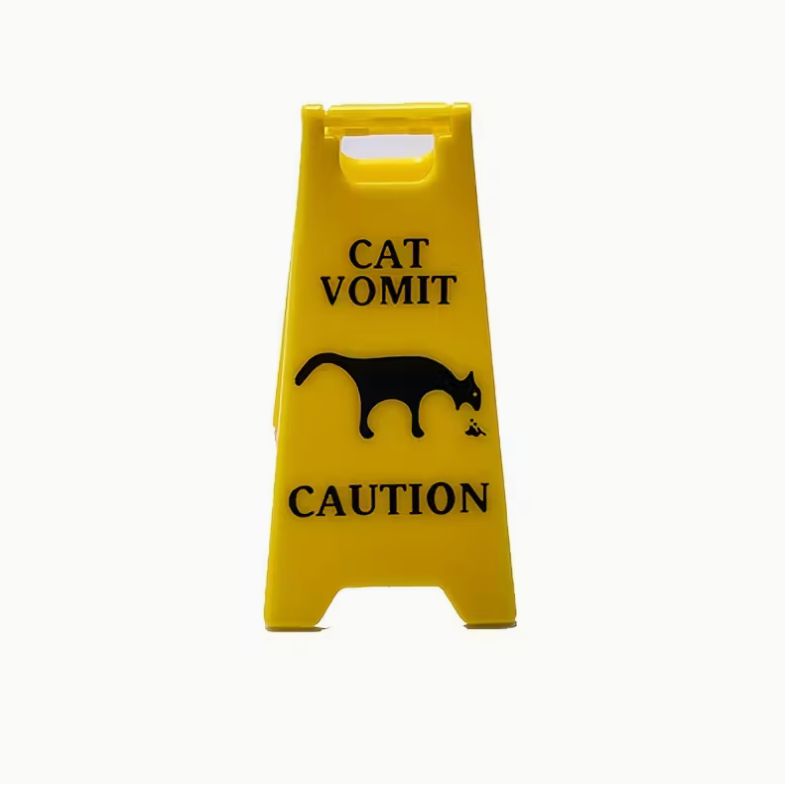 Cat Vomit mini sign