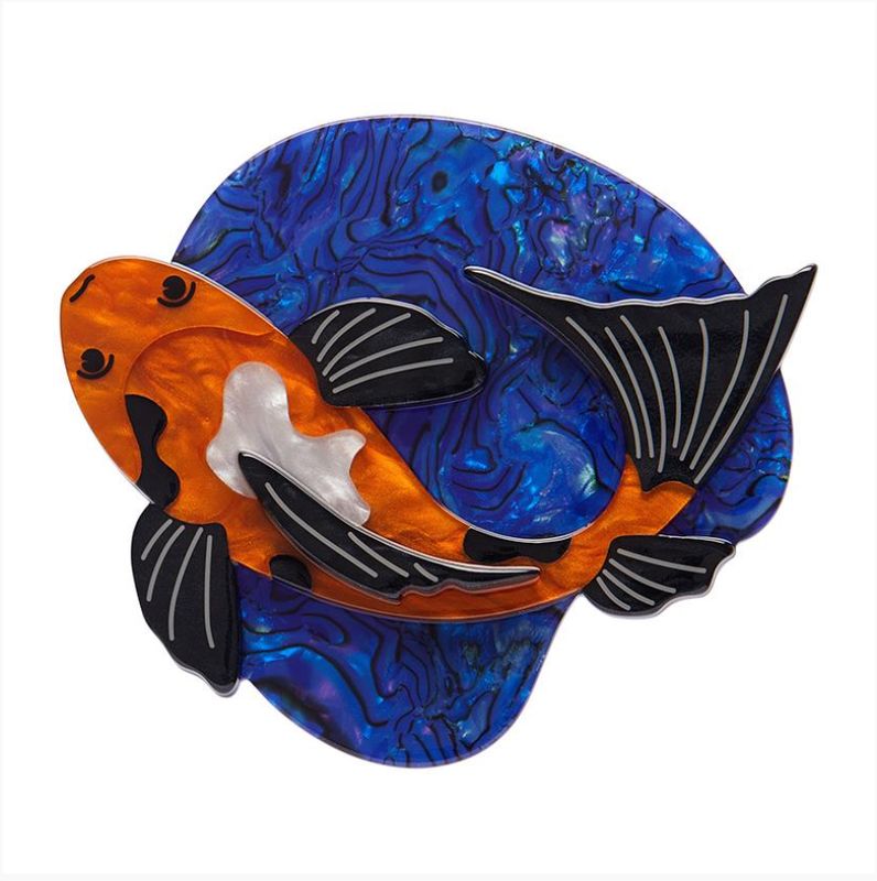 Nishikigoi Brooch by Erstwilder