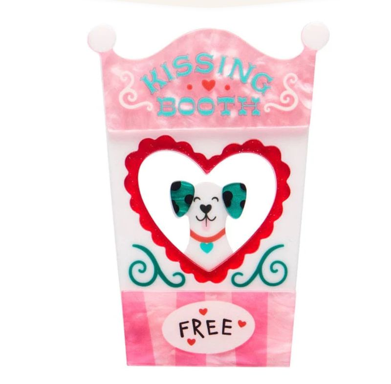 Free Kisses Brooch by Erstwilder