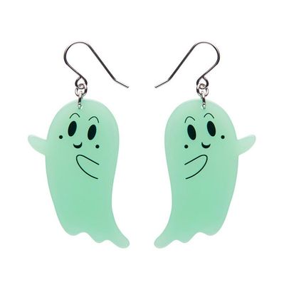 Ghost Drop Earrings (glow in the dark) by Erstwilder