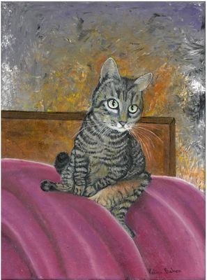 Phyllis The Kangaroo Cat limited print by Katina Balson