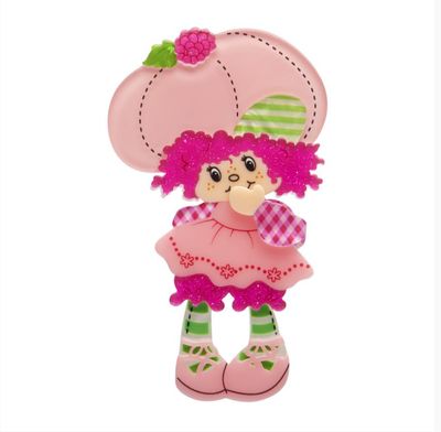 Raspberry Tart  Brooch by Erstwilder