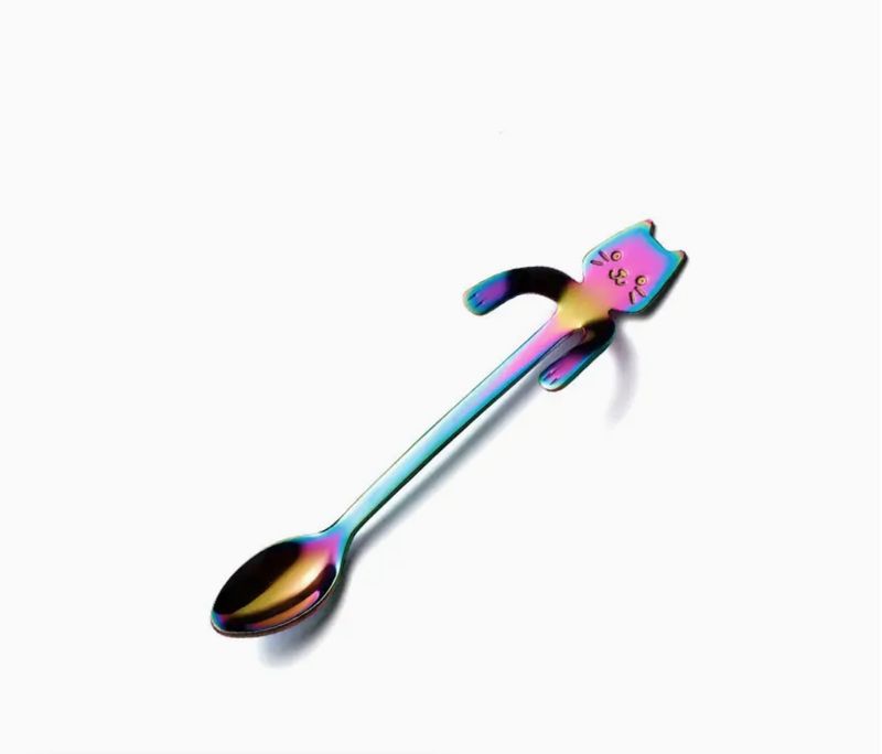 Hang in There Cat Spoon