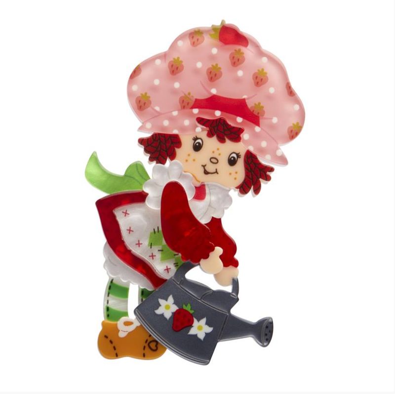 Strawberry Gardening Brooch by Erstwilder