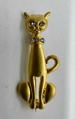 Fabriganza Cat Brooch