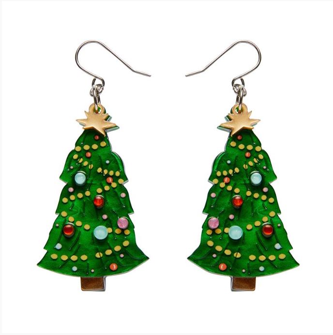 Topped With Tinsel Drop Earrings by Erstwilder