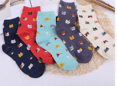 Kitty Face Cat Socks