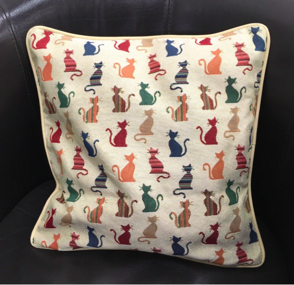 Tapestry Cat Cushion Cover
