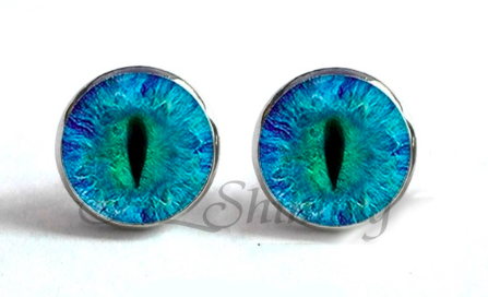 Cat's Eye Stud Earrings