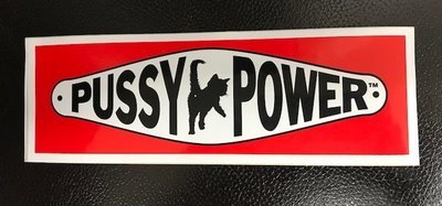 Pussy Power Bumper Sticker