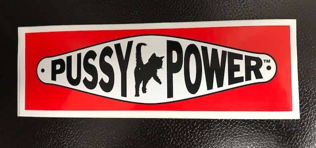 Pussy Power Bumper Sticker