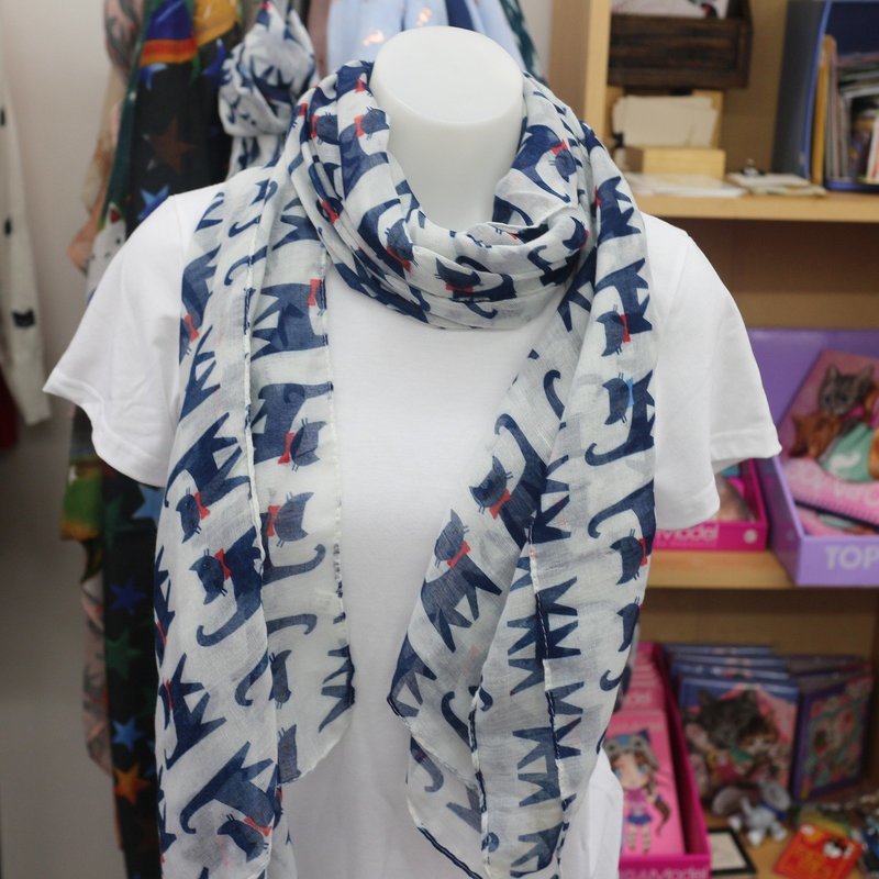Walking Kitty Lightweight Scarf