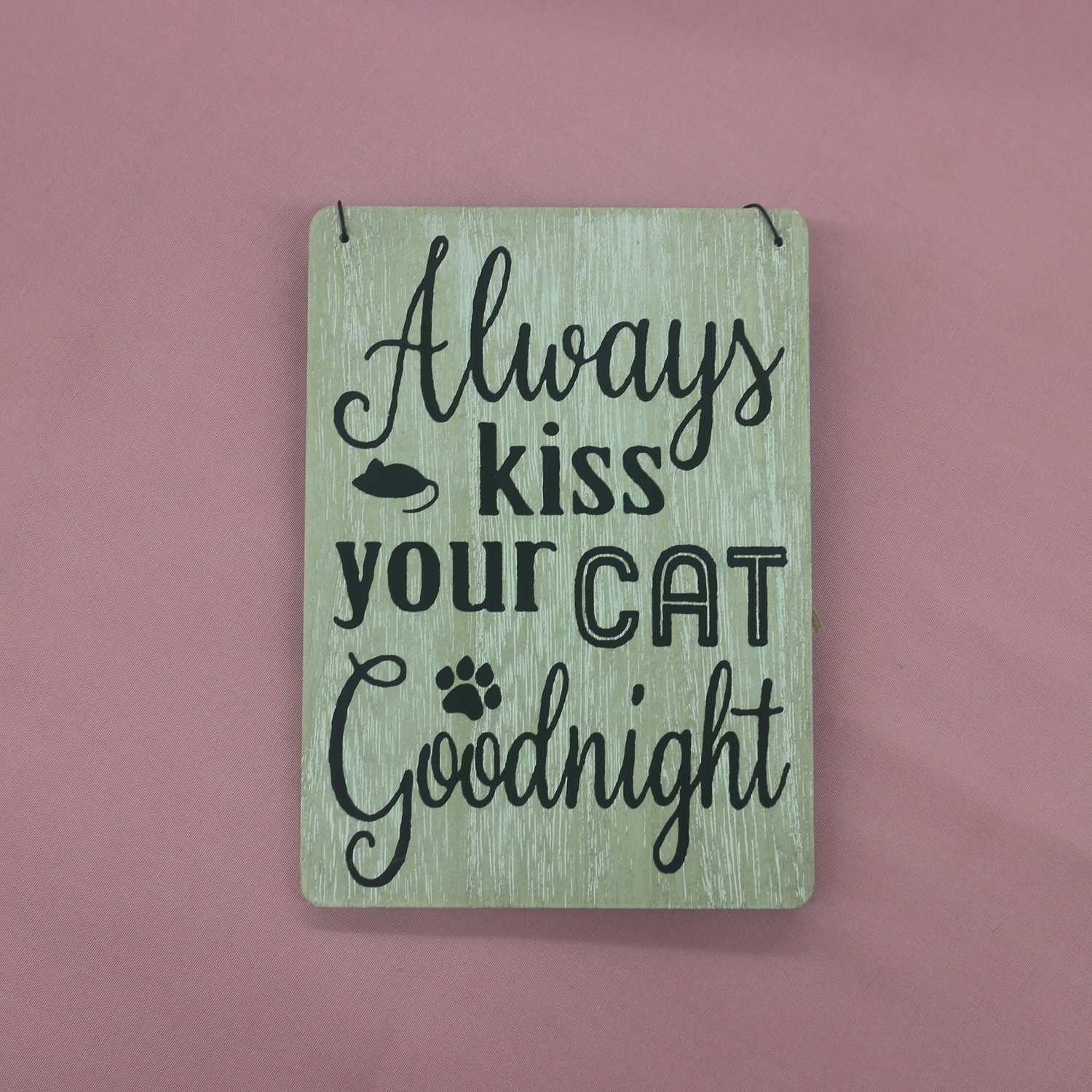 Kiss Your Kitty - Mini Sign