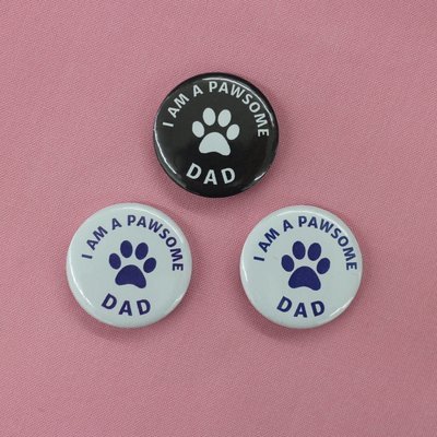 I am a Pawesome Dad Badge