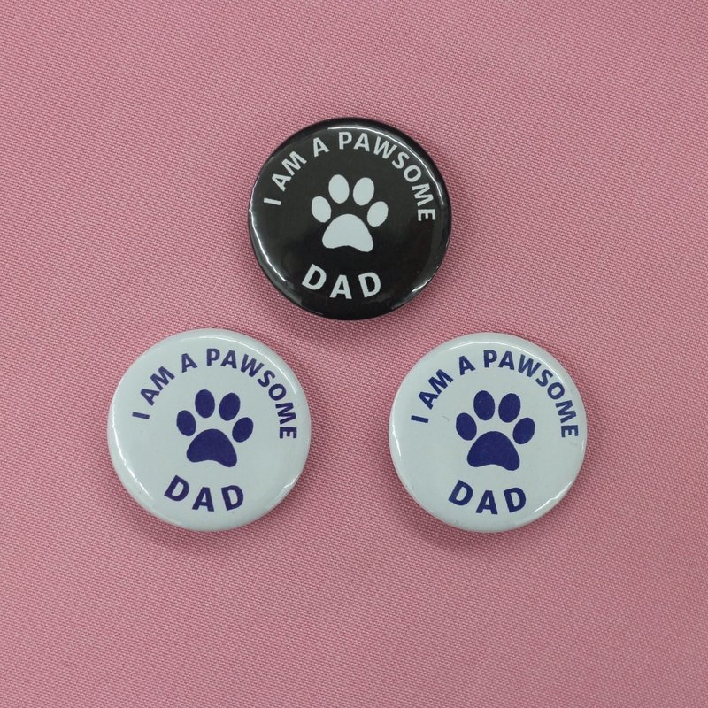 I am a Pawesome Dad Badge