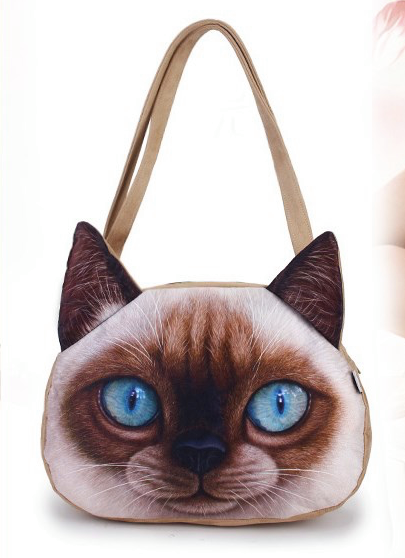 Kitty Face Bag, Cat Type: Siamese
