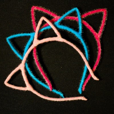 Furry Cat Ears Headband