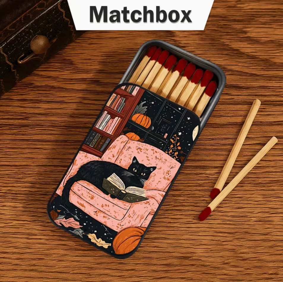 Cat Matchbox Tin