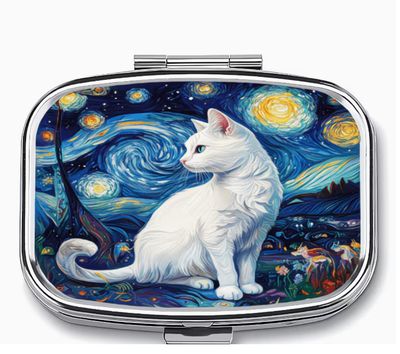 Cat Theme Pill Box