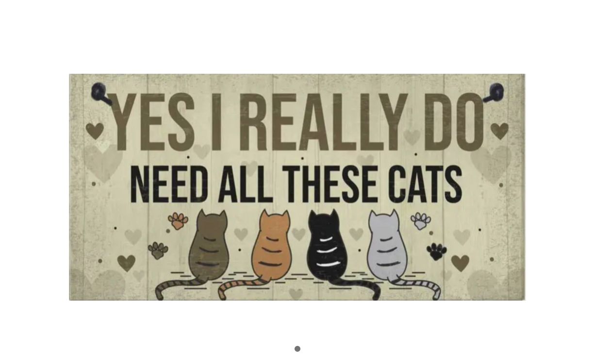 "Yes I Do" cat Sign