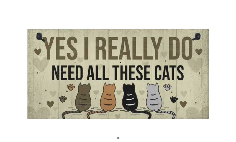 "Yes I Do" cat Sign