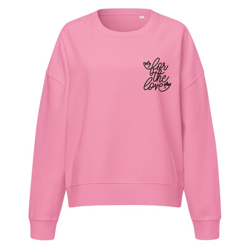 Women’s organic crew neck sweatshirt