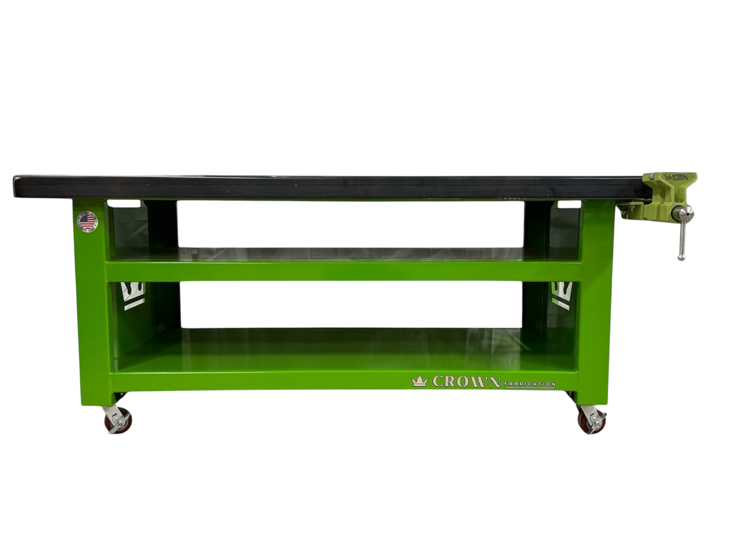 Industrial MD8 Workbench with Double Shelf
