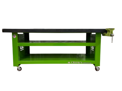 Industrial MD8 Workbench with Double Shelf