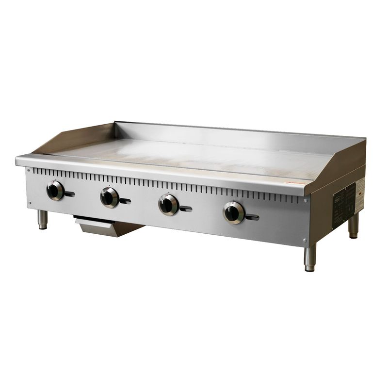 48" Gas Countertop Griddle with Manual Controls - FG-G48-M