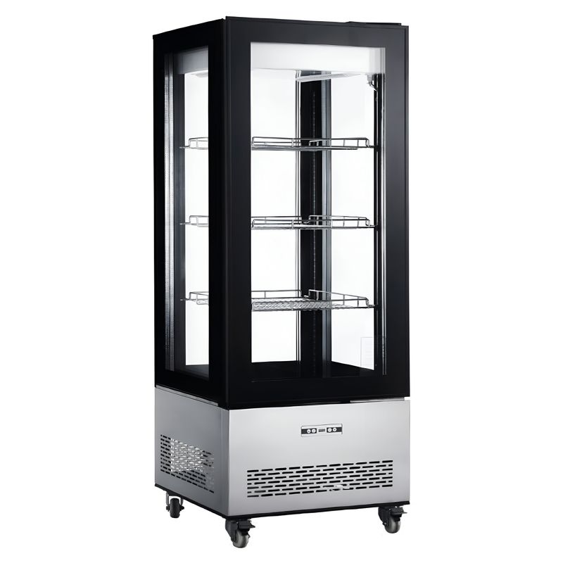 RT-400L - 4-Sided Glass Refrigerated Display Case