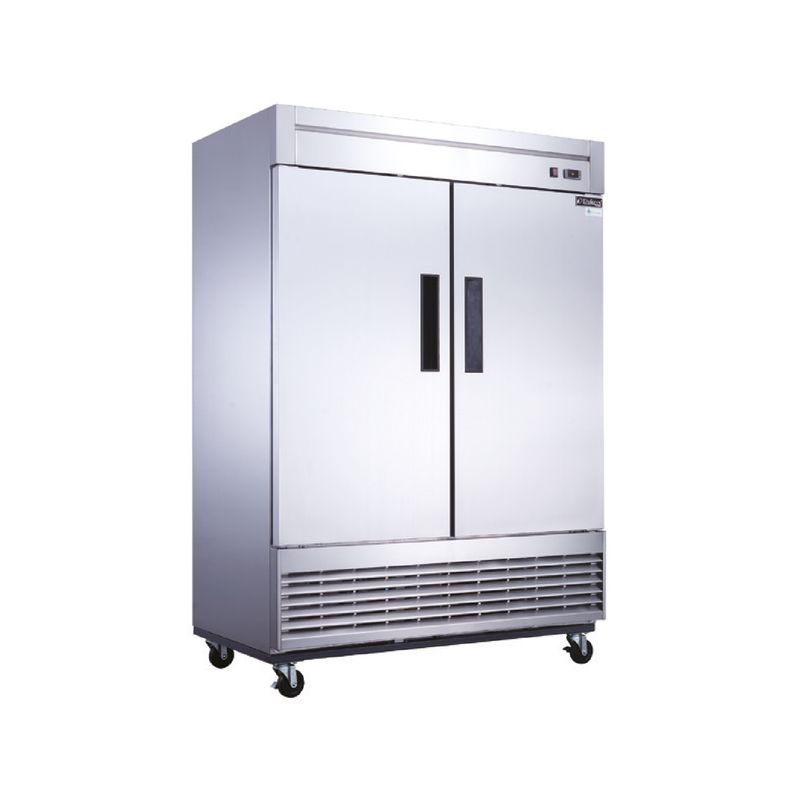 D55F 40.7 cu. ft. 2 Door Commercial Freezer in Stainless Steel