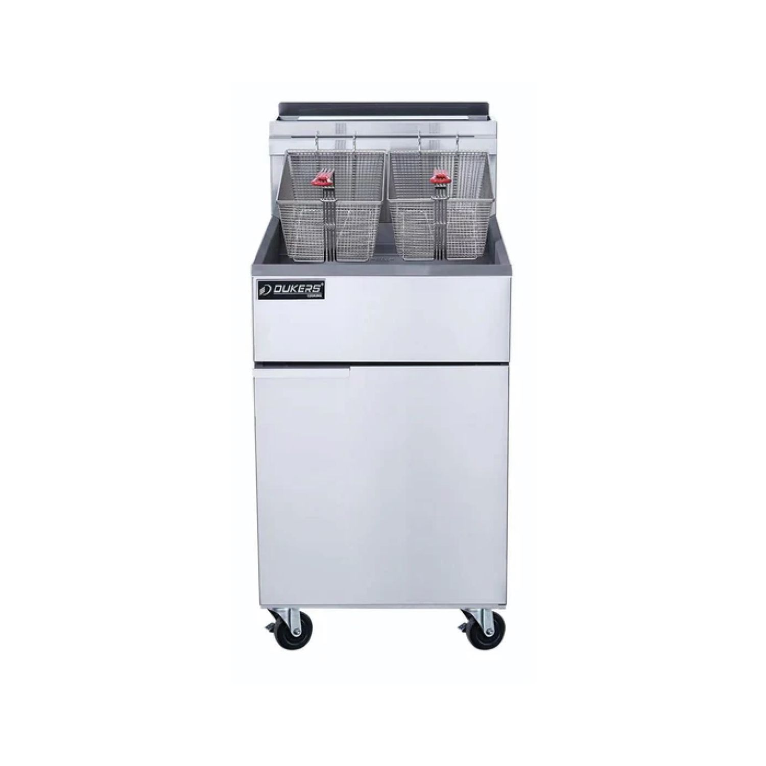 DCF5-LPG Liquid Propane Gas Commercial Floor Deep Fryer with 5 Tubes Burners 70 Lb 150,000 BTU