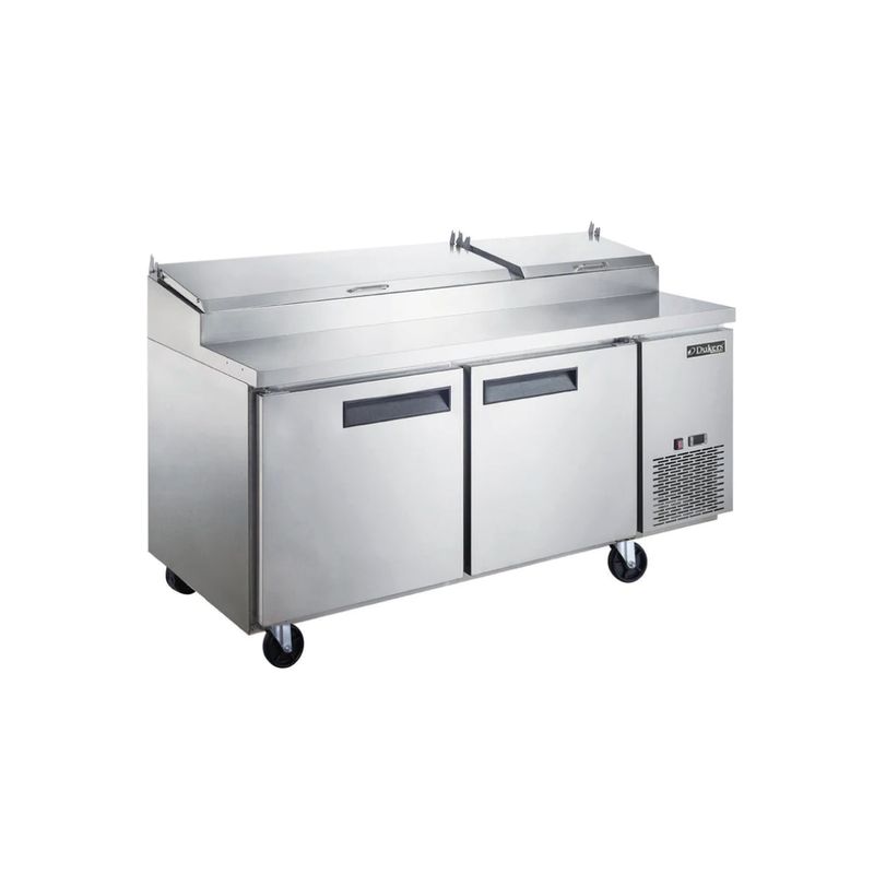 DPP70 Commercial 2-Door Pizza Prep Table Refrigerator