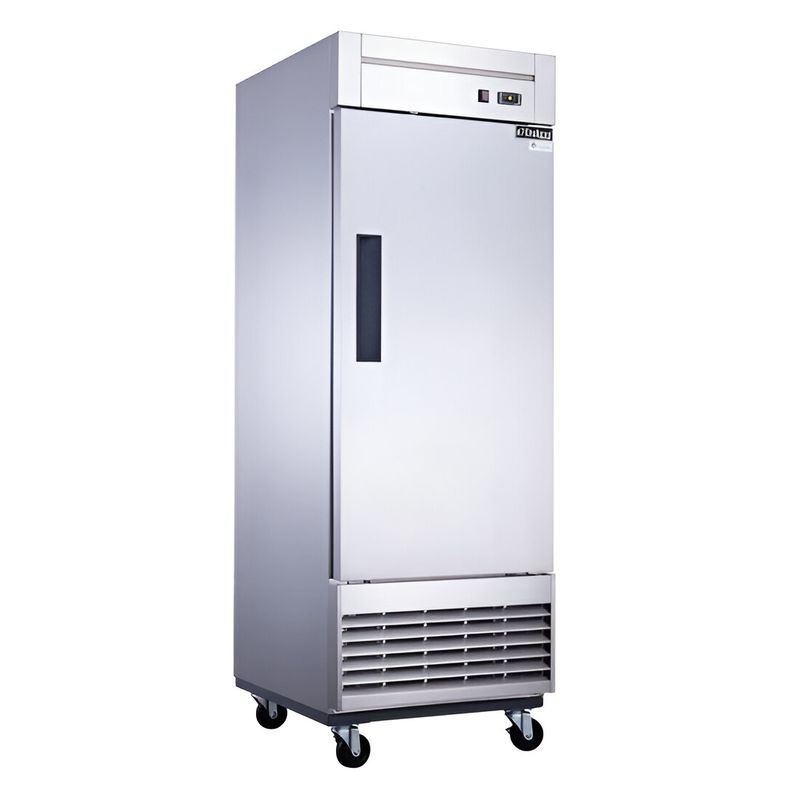 D28AF Commercial Single Door Top Mount Freezer in Stainless Steel