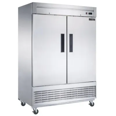 D55R 2-Door Commercial Refrigerator in Stainless Steel