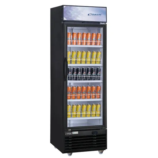DSM-19R Commercial Single Glass Swing Door Merchandiser Refrigerator