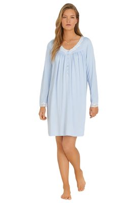 Blue Dream Sweater Knit Short Nightgown
