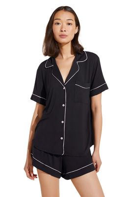 Gisele TENCEL Modal Relaxed Black Shorty PJ Set