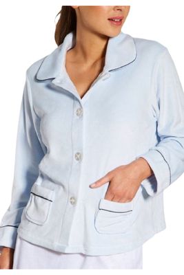 Ultra Soft Velour Bed Jacket