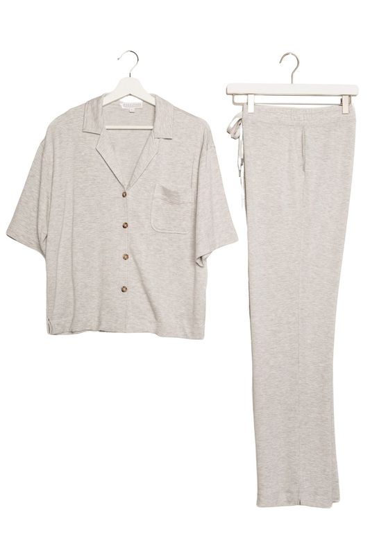 Heather Grey Essentials PJ Set
