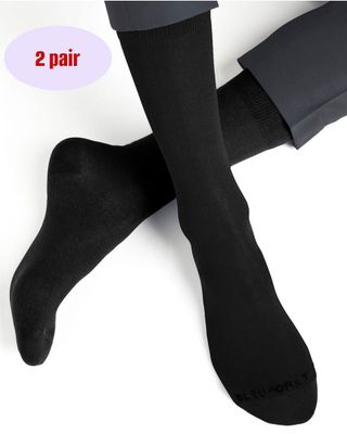 Cotton Black MEDIUM O/S  (9-12 1/2)