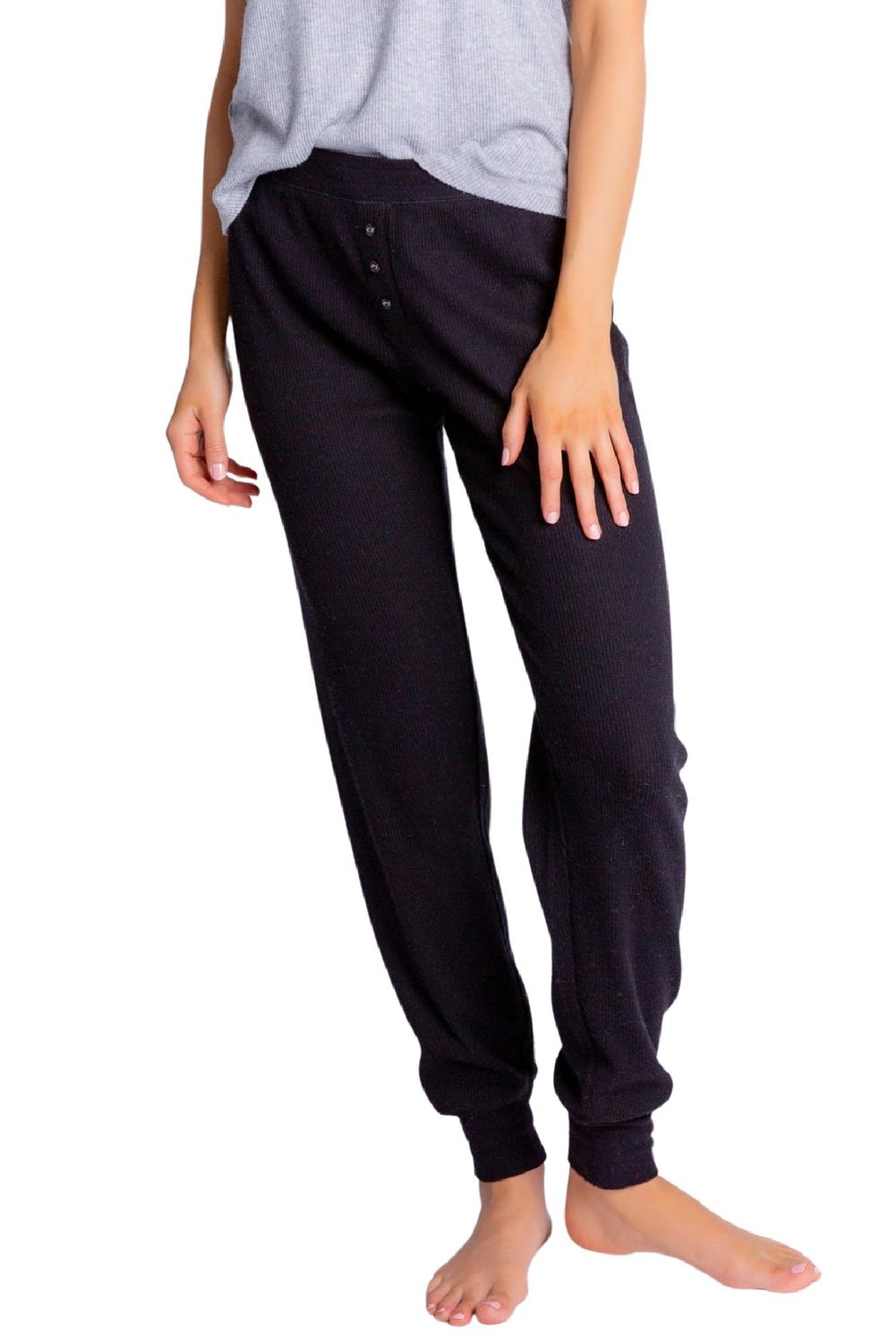 Textured Jampant, COLOUR: BLACK, SIZE: SMALL