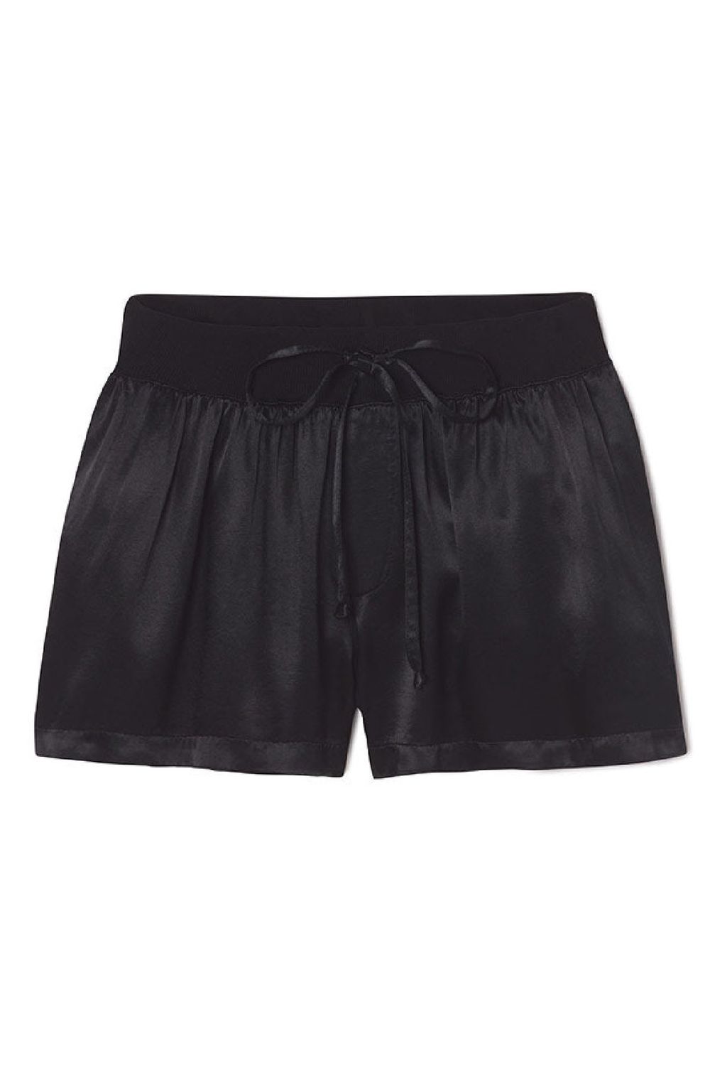 Mikel Silky Sleep Short, COLOUR: Black, SIZE: XS