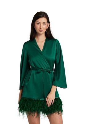 Swan Short Robe